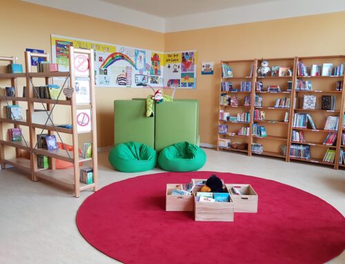 Eröffnung Bibliothek und Lesegarten an der Pfortener Schule